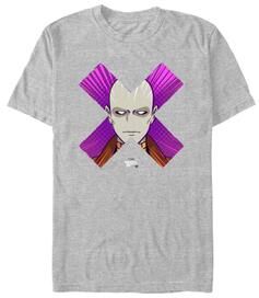 Men's Big & Tall Morph Face Tops & Tees by Mad Engine in Athletic Heather (Size 5XL)