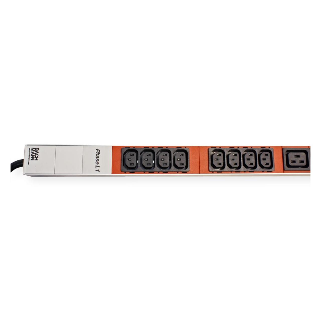 Bachmann IT PDU Basic 3 x 16 A / 400 V / 50 Hz 24 x C13 6 x C19 (800.2282)