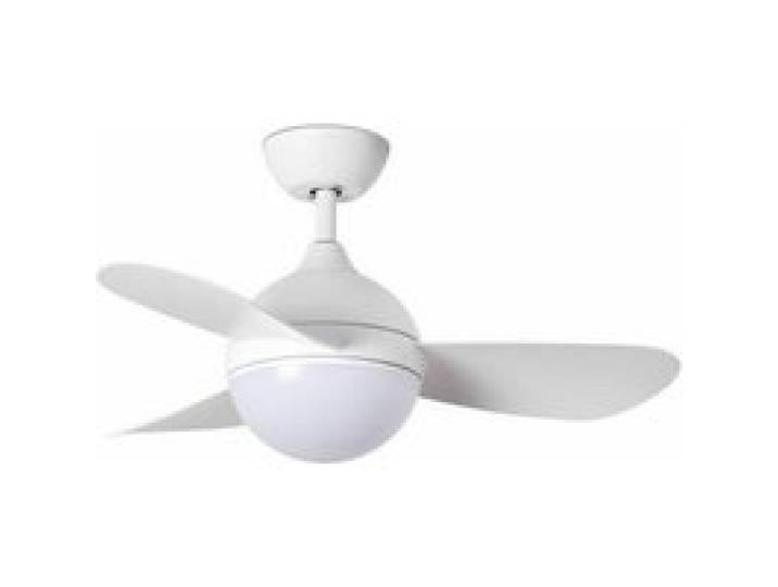 Faro HVAR Ventilateur de plafond blanc avec lumière LED