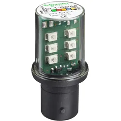Schneider Electric DL1BDB8 LED-Lampe, gelb-orange für Befehls- u. Meldegeräte, BA 15d, 24 V
