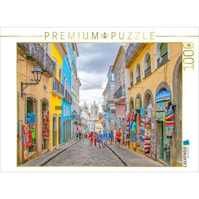 CALVENDO Puzzle Rua Portas do Carmo Salvador, Brasilien | 1000 Teile Lege-Größe 64x48cm Foto-Puzzle für glückliche Stunden