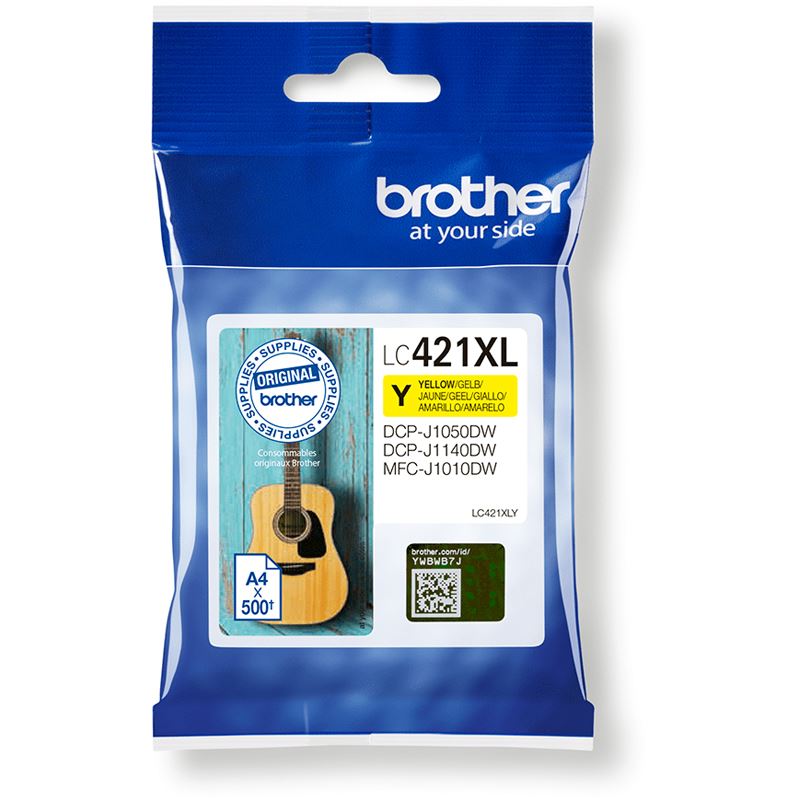 Brother Tintenpatrone LC-421XLY - Gelb