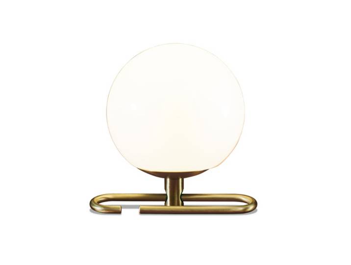ARTEMIDE lampe de table NH 1217 (Blanc - Verre soufflé, laiton, acier)