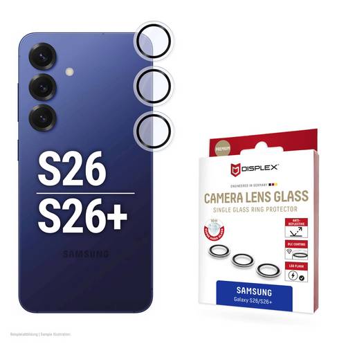 DISPLEX CamGlass Single Lens Kameraschutzglas Samsung Galaxy S26, Galaxy S26+ 1 St. Anti-Fingerprint 02244