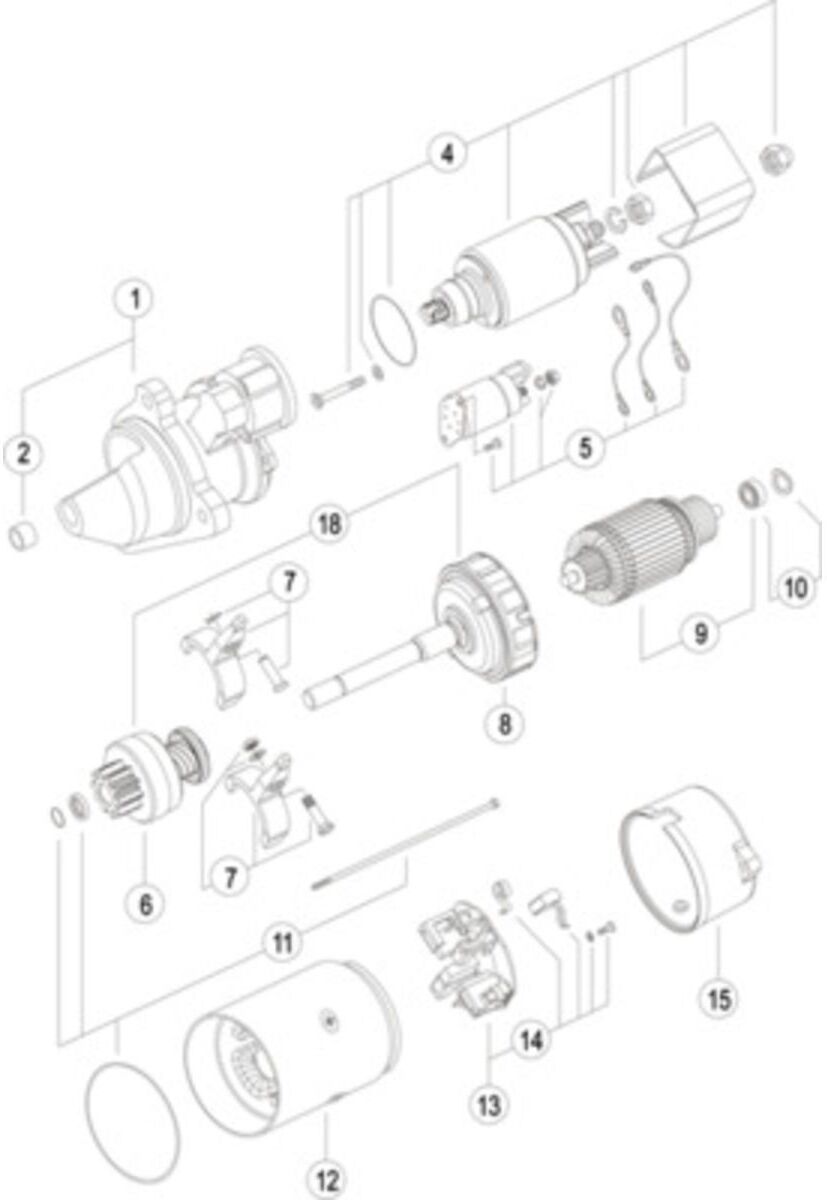 Starter MAHLE MS 291