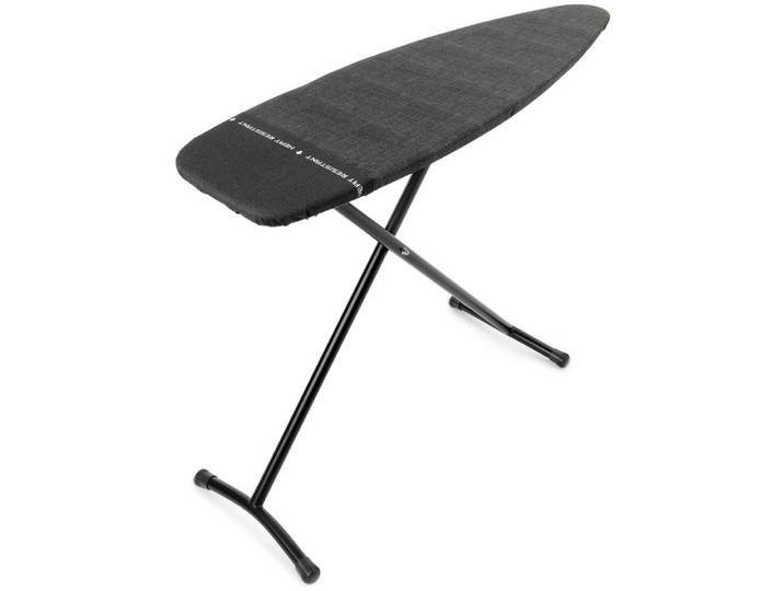 Bügelbrett BRABANTIA Bügeltisch D, 135 x 45 cm, hitzebeständige Parkzone , blau (denim schwarz), B:47cm T:85cm, Bügelbretter, Bügelbrett, Fairtrade-zertifiziert