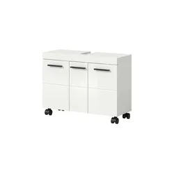 Waschbeckenunterschrank   ¦ weiß ¦ Maße (cm): B: 80 H: 58