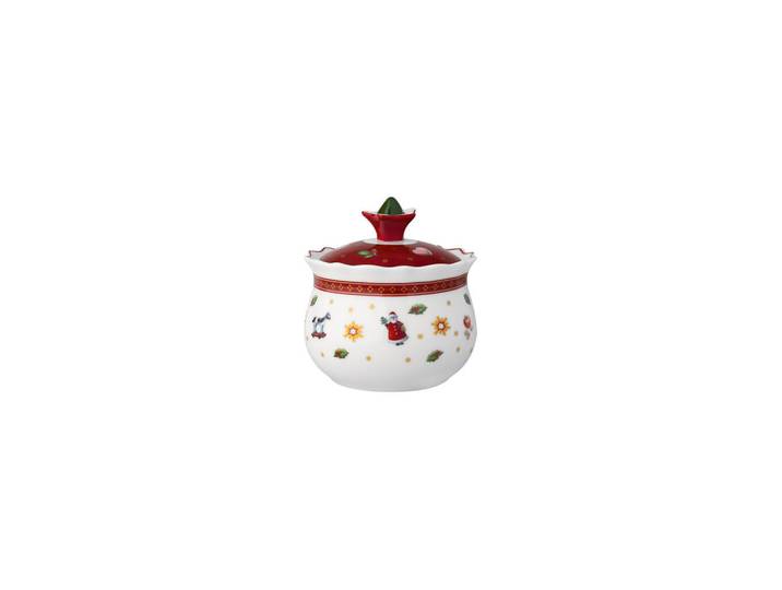 Villeroy & Boch Zuckerdose Toy's Delight bunt 10,3 cm, Mehrfarbig, Keramik, Rund, 10.3 cm, Küchenzubehör, Vorratsbehälter, Zuckerdosen