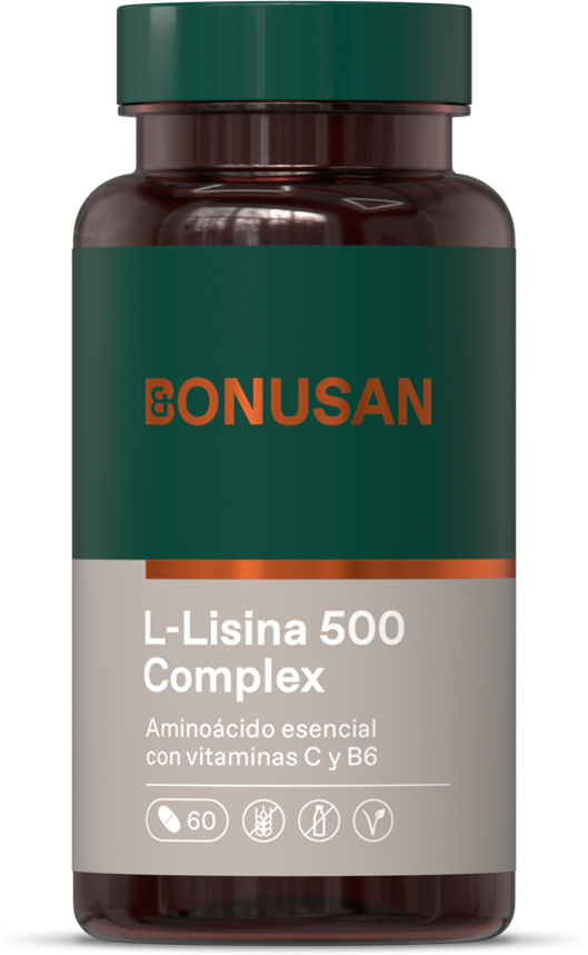 Bonusan L-Lisina Comprimidos 500 mg 60 Cápsulas 60 Unidades
