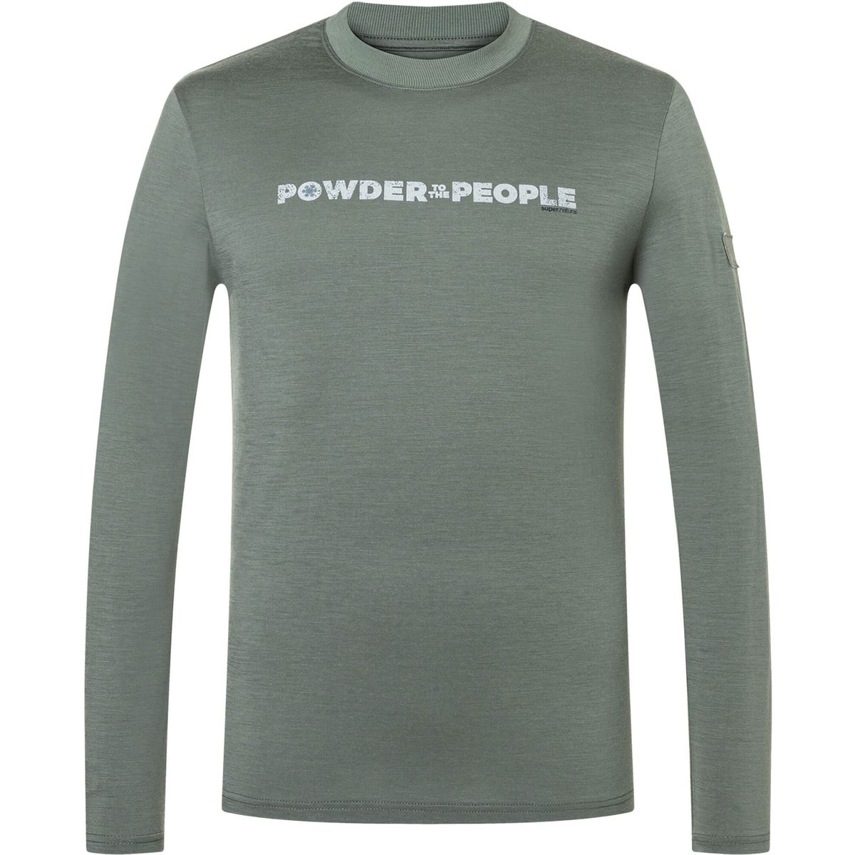 Super.Natural M Powder TO The People BIO J LS eucalyptus/various (18J) L SNMS0200318JL
