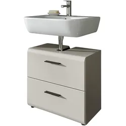 WASCHBECKENUNTERSCHRANK Kaschmir 60 cm, Badschrank mit Vollauszug-Schubladen