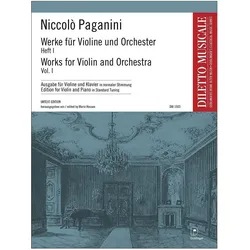 Werke für Violine und Orchester Heft 1, Sachbücher von Niccolò Paganini