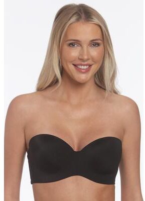 Plus Size Women's Bella Seamless Hidden Wire Strapless Bra by Dominique in Black (Size 48 C)