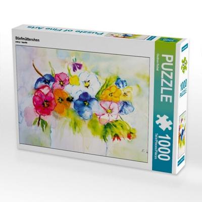 CALVENDO Puzzle Stiefmütterchen | 1000 Teile Lege-Größe 64 × 48 cm Foto-Puzzle für glückliche Stunden