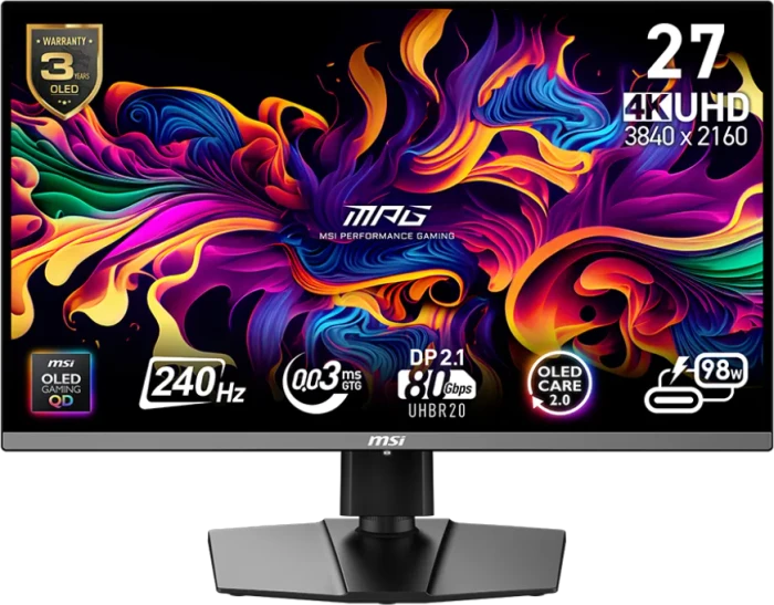 26.5" MSI MPG 272URX QD-OLED