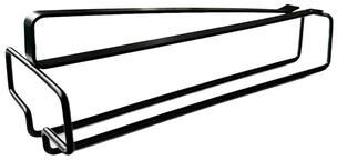 Uplifted Finds Under Cabinet Inverted Wine Glass Rack   No Drill Iron Hanging Stemware Holder   Executive Bar Glass Organizer black