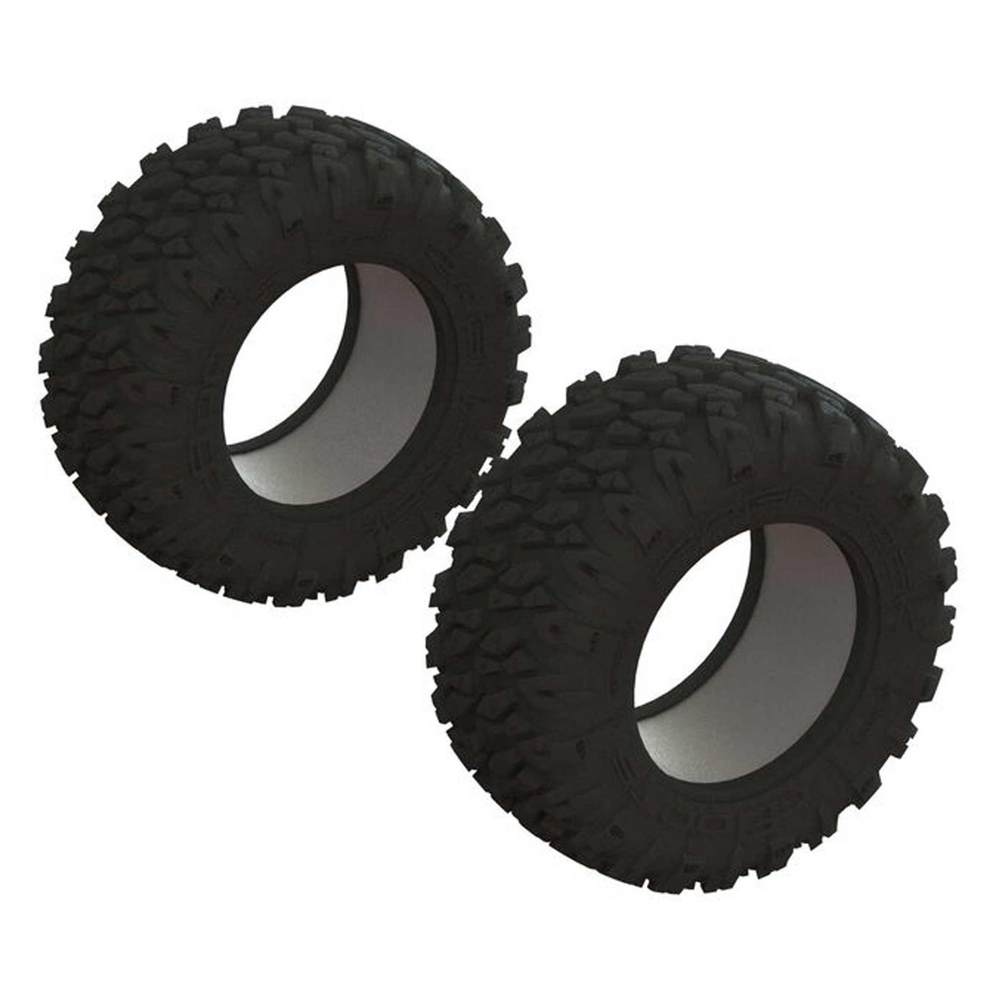 Arrma dboots 'ragnarok mt' tire & inserts (2) (ARA520051)