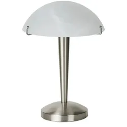 KHG LED-Tischleuchte   , silber , Maße (cm): H: 32  Ø: 24