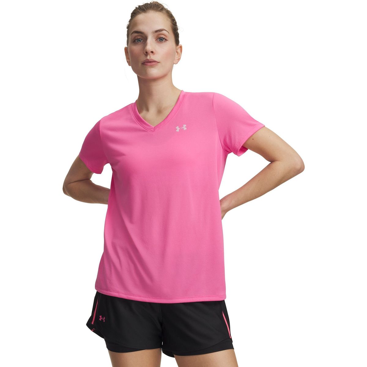 Under Armour Tech Ssv- Solid pink prime pink (637) XL 1384229-637-XL
