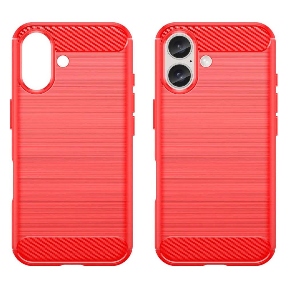 Cover-Discount iPhone 16 - Metall Carbon Look Hülle (Apple iPhone 16) (47985910)
