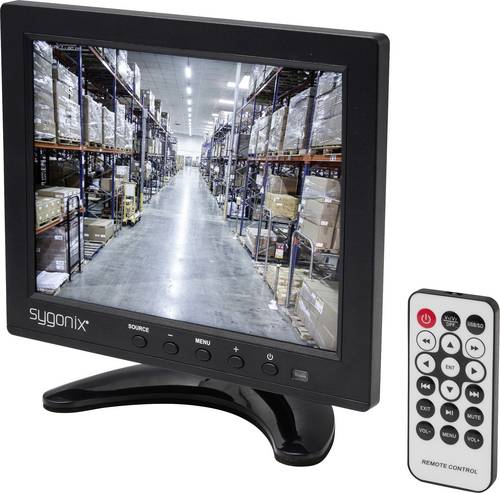 Sygonix SY-6246220 LCD-Überwachungsmonitor EEK: B (A - G) 8 Zoll 1024 x 768 Pixel Schwarz