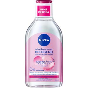 Nivea Mizellenwasser Pflegend, parfümfrei, Aminosäure-Komplex & Mandelöl, für trockene Haut, 400 ml