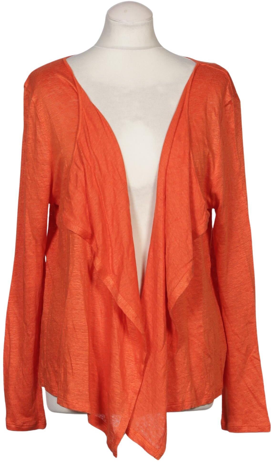 hessnatur Damen Strickjacke, Orange, Gr. M, Hanf - Second Hand