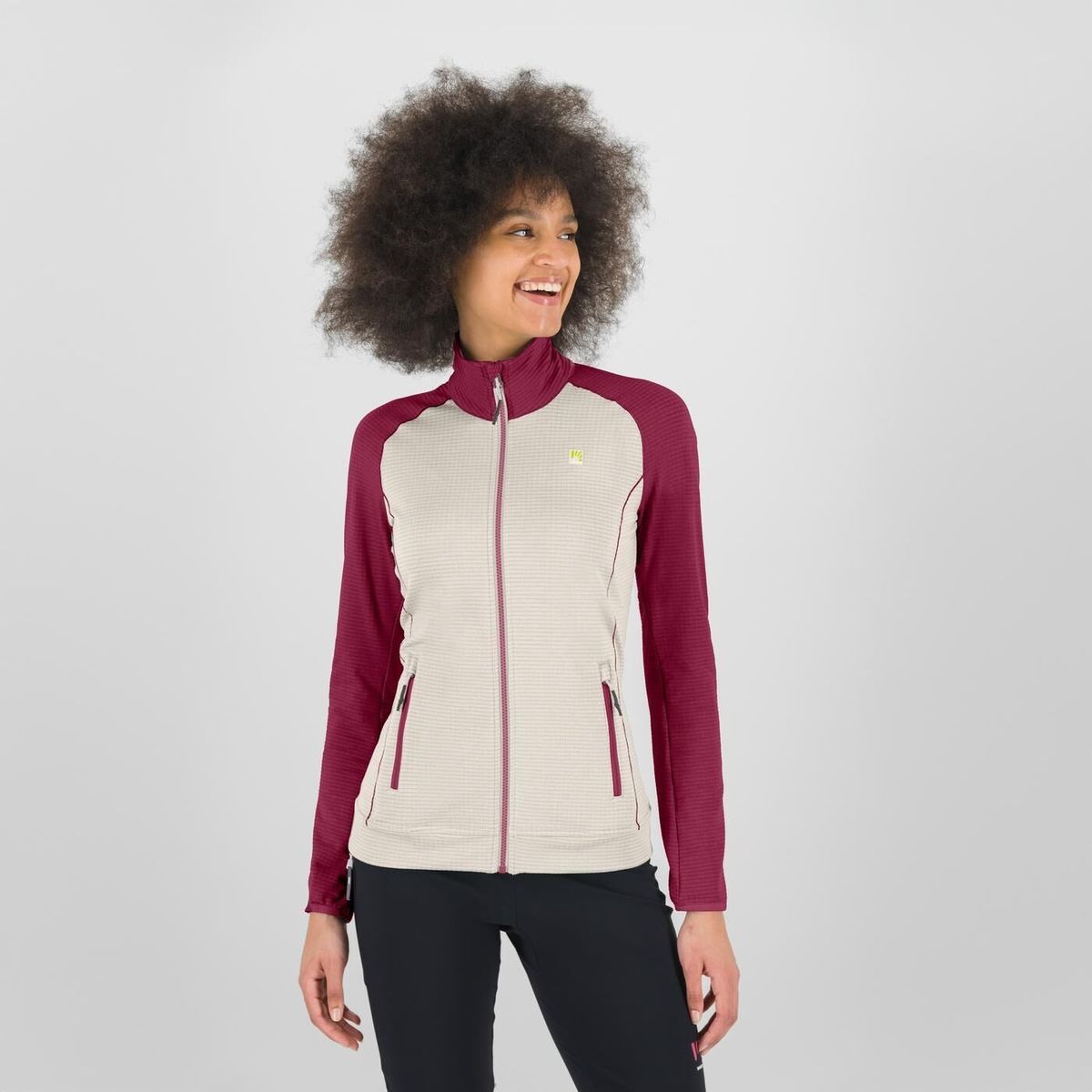 Karpos Ambrizzola W Full Zip pristine/beet red (021) M 2532063-021-M