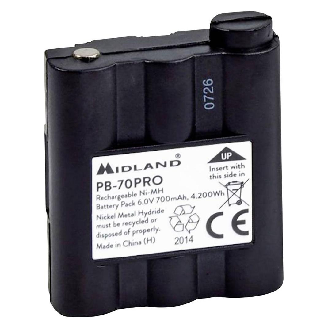 Midland Battery Pack Li-Ion 700mAh, PB-70 PRO/XT70 PRO (C1523)