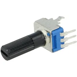 Drehpotentiometer, 1kΩ, vertikal, mono, 6mm, Printmontage