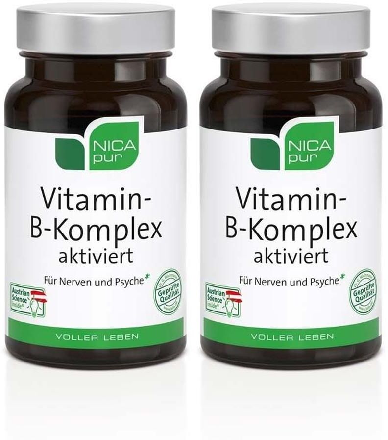 Nicapur Vitamin B Komplex aktiviert Kapseln 2x 2x60 St