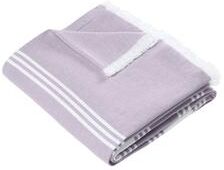 Port Authority BP91 Beach Throw in Dusky Orchid/White size OSFA   Cotton