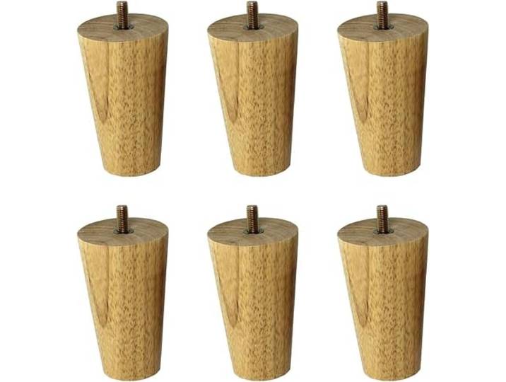 6 Ersatzbeine for Sofa, Tisch, Couch, Schrank, Stuhl und TV-Schrank(30cm)
