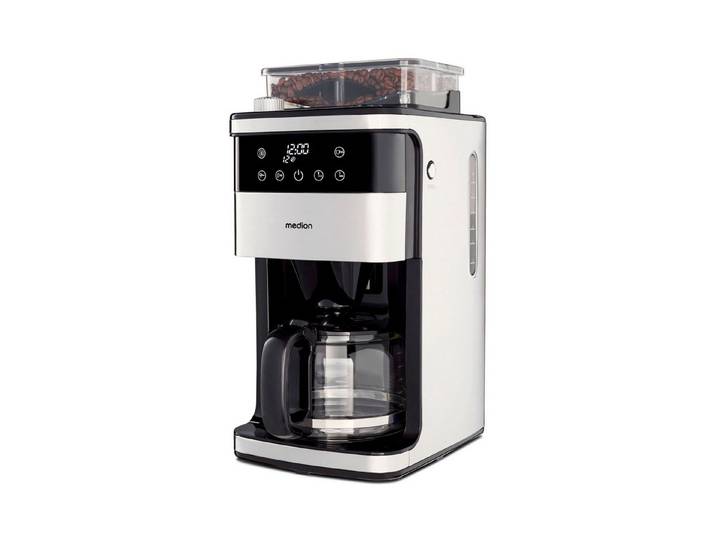 Medion® Toaster Kaffeemaschine mit Mahlwerk MEDION (MD 19899), 800 W