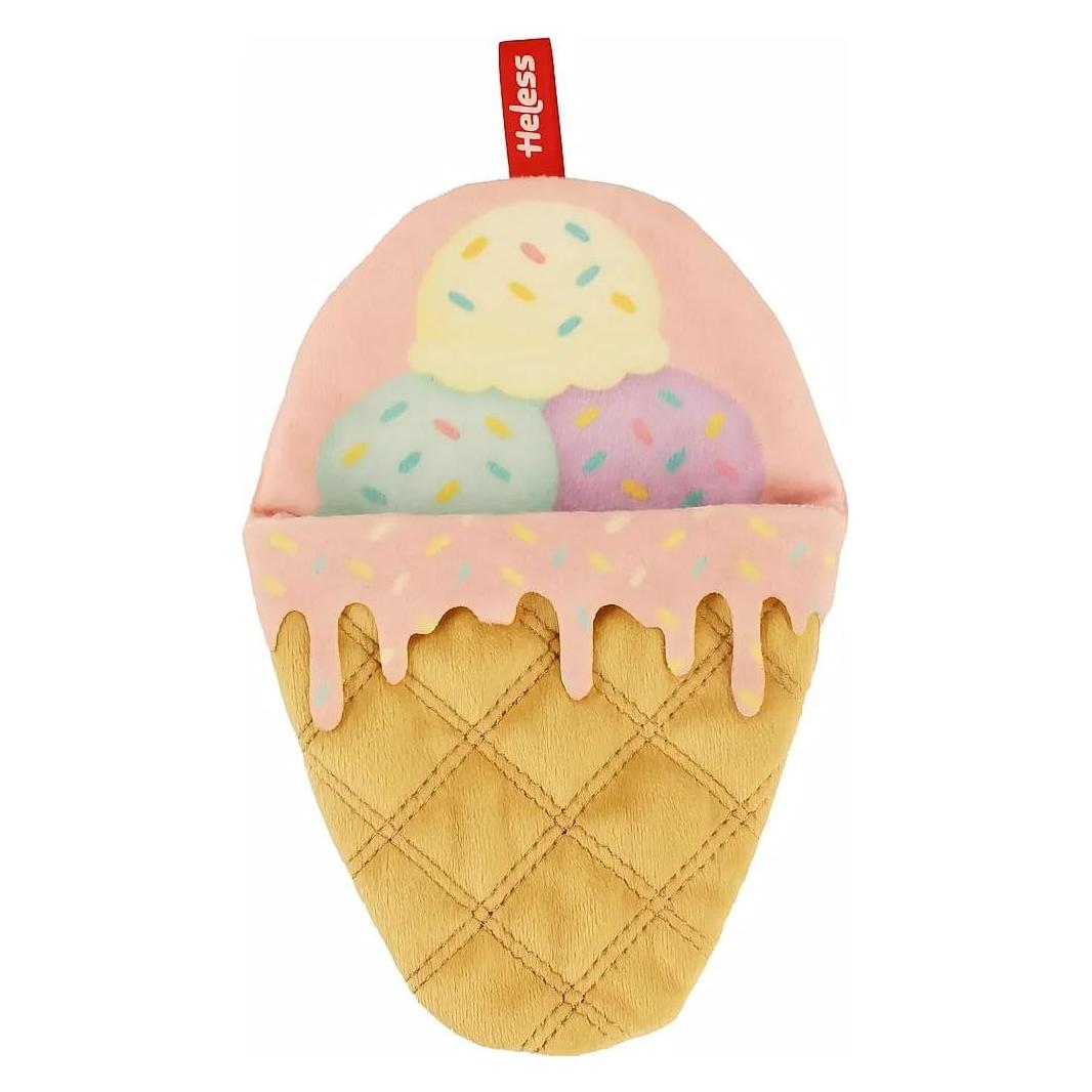 Heless Monster Styles, Schlafsack im Eiswaffel Design mit Schlaufe, Grösse 15 cm (7522)