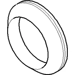 Dornbracht Dichtung Profil 35,0x25,5x7,5 09140300890 x D 25,5 x 7,5 mm