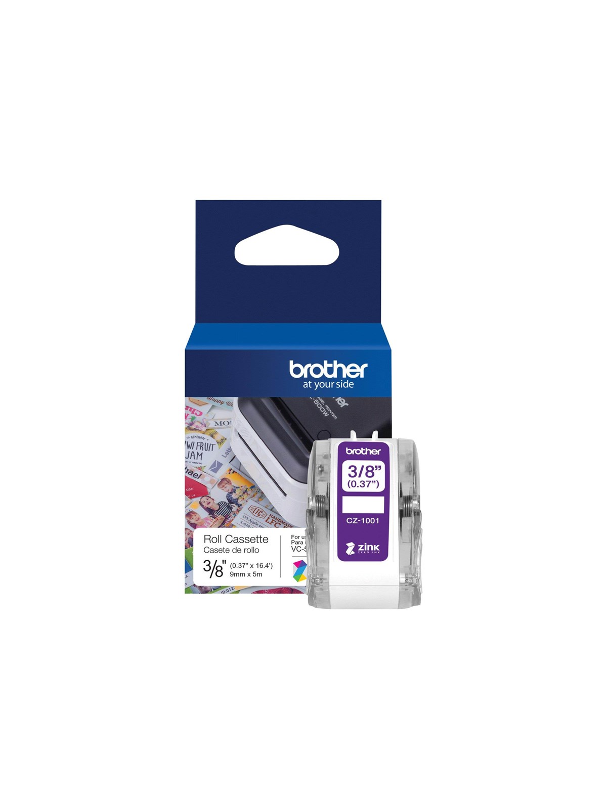 Brother CZ-1001 White - Roll (0.94 cm x 5 m)