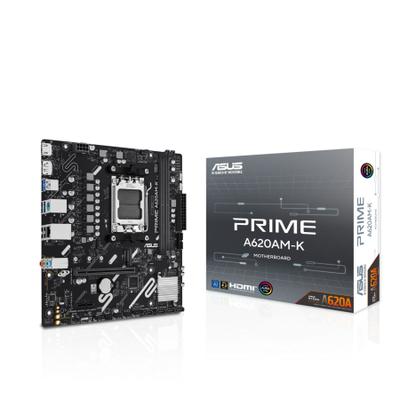 ASUS Mainboard "PRIME A620AM-K", schwarz, B:27,4cm H:5,3cm T:26,5cm, Mainboards