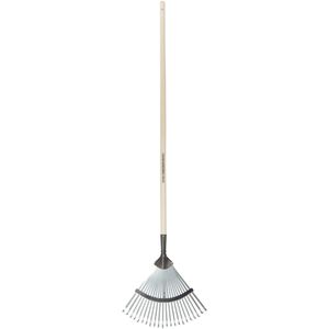 SHW Laubbesen 54699, Profi, Verstellbesen, mit Stiel, Breite: 32 - 48cm