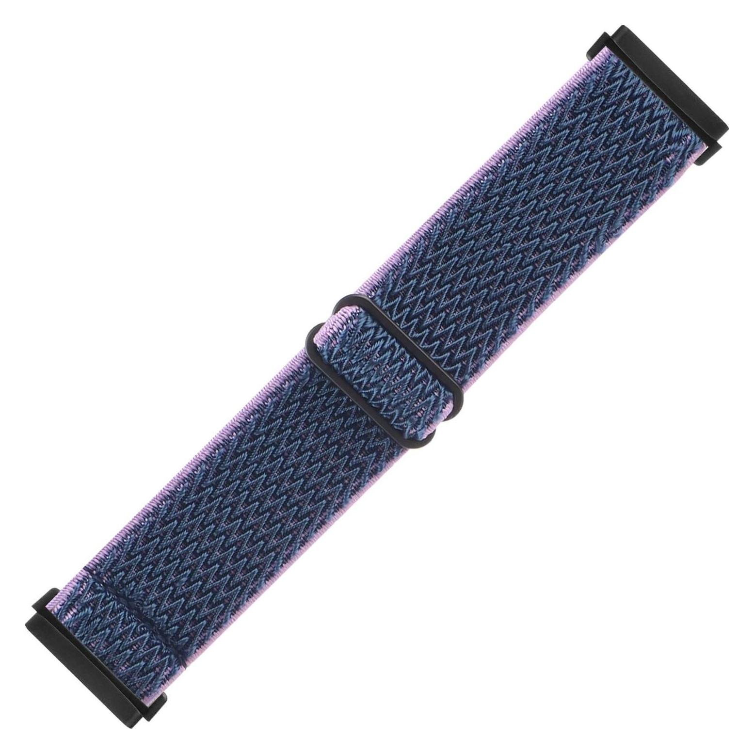 Cover-Discount Fitbit Versa 4 / Sense 2 - Nylon Ersatzarmband dunkelblau (Nylon) (EDA003785301L)