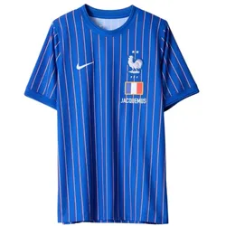 Nike, Herren, Sportshirt, x Jacquemus x France – Trikot vor dem Spiel, blau gestreift (L), Mehrfarbig, Blau