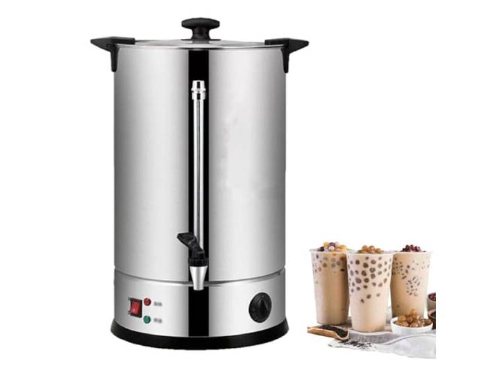 Kaffeemaschine, 40L Warmwasserurne aus Stahl mit Wasserhahn(12L)