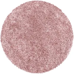 Hochflorteppich Sydney Rosa Ø ca. 200cm