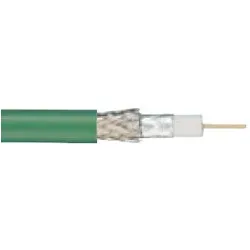 Videokabel 0,6/3,7, grün - Meterware