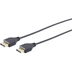DisplayPort 1.2 Verbindungskabel, 4K, slim, 0,5m