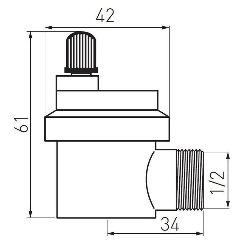 Ferron Automatic Vent Lateral 1/2nl (36519919)
