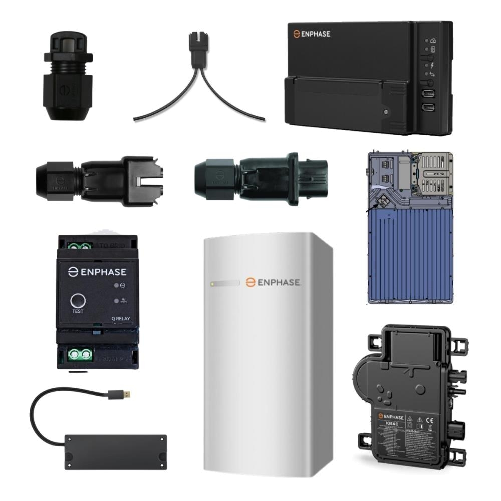 Enphase Energy System 6 IQ8AC Microinverters 3.5 kWh Battery