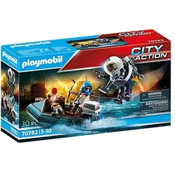 Playmobil Polizei- Jetpack: Festnahme des Kunsträubers (70782, Playmobil City Action)