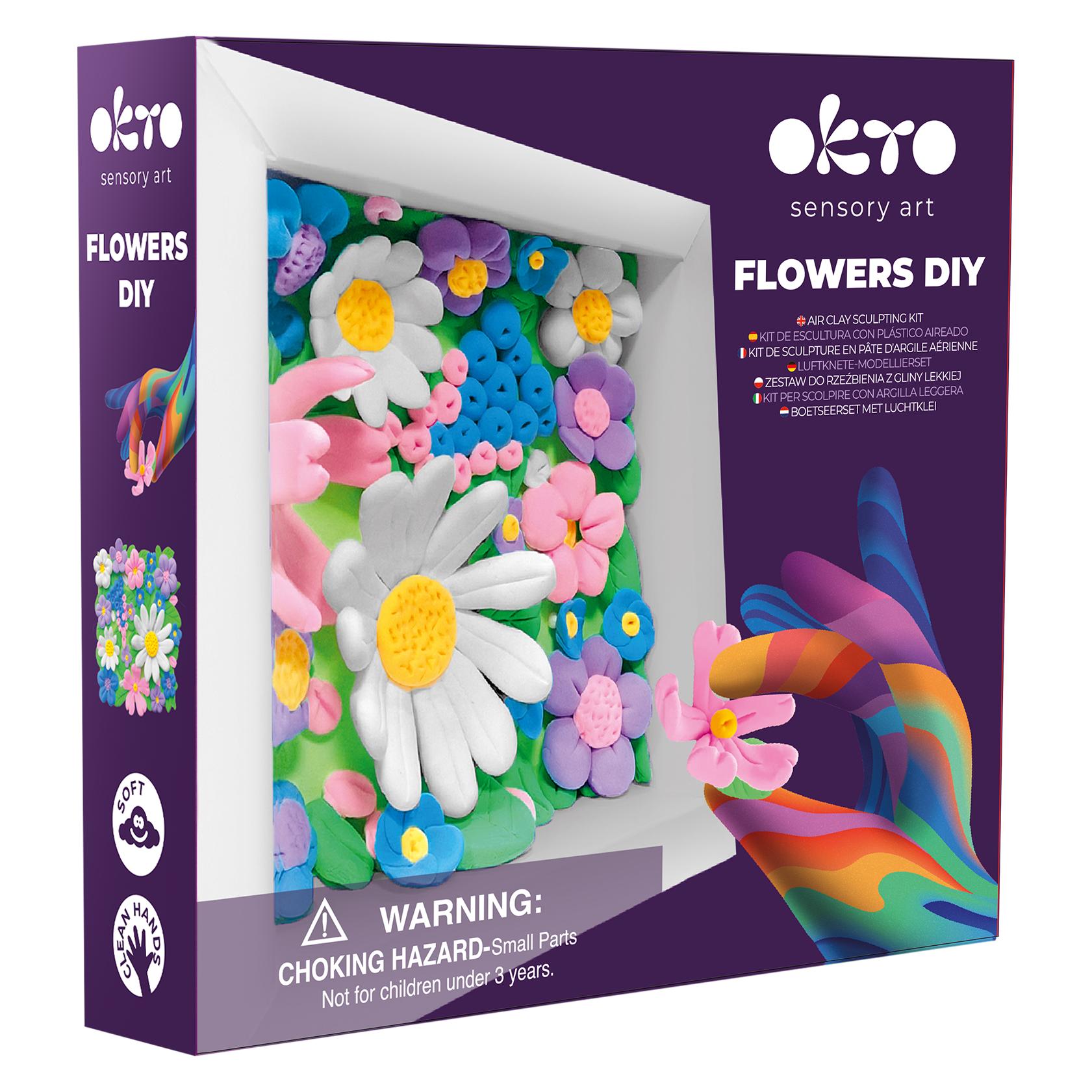 Okto 3D-Kreativset Blumen (25027)