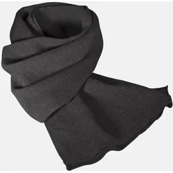 Strickschal aus 100% Schurwolle - Merino - Anthrazit